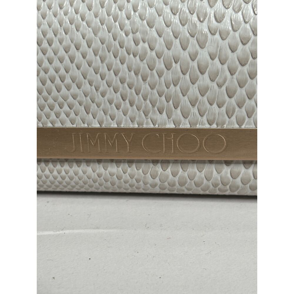Jimmy Choo Marilia Sunglasses Gold Geometric Gradient Lens Crystal Arm NWT - Picture 5 of 6